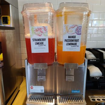 Habit Burger & Grill - two juice dispensers - Burgers Near Me - Paramount, California Habit Burger & Grill - two juice dispensers - Burgers Near Me - Paramount, California