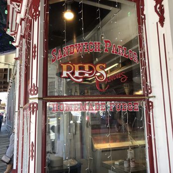Red's Old Fashioned Candies - Window sign - Candy Stores Near Me - Virginia City, Nevada Red's Old Fashioned Candies - Window sign - Candy Stores Near Me - Virginia City, Nevada