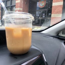 A $8.40 coffee ($7.40 + $1 tip) Somehow doesn't taste twice as good as any cup for which I have paid $4 A $8.40 coffee ($7.40 + $1 tip) Somehow doesn't taste twice as good as any cup for which I have paid $4