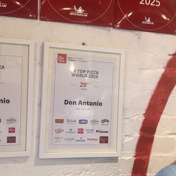 Don Antonio - Awards - Pizza Near Me - New York, New York Don Antonio - Awards - Pizza Near Me - New York, New York