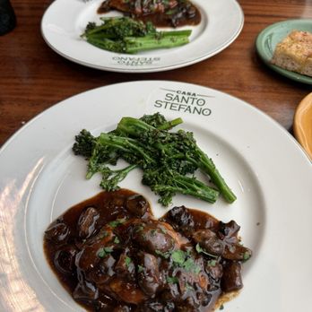 Casa Santo Stefano - Pollo Marsala split - Sicilian Near Me - Tampa, Florida