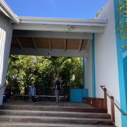 Art Project Paia - Up the steps to the covered event space.