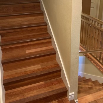 The Floor Store - Carpet replaced with hardwood on stairs going to the second floor and all rooms of second floor - Flooring Near Me - San Carlos, California The Floor Store - Carpet replaced with hardwood on stairs going to the second floor and all rooms of second floor - Flooring Near Me - San Carlos, California