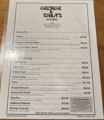George & Walt's by null
