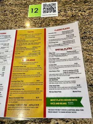 Menu photo 2 El Charro Mexicano Aiea, HI