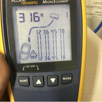 Austin Network Cabling Services - Troubleshooting network cabling and verifying cat6 cable with Fluke test equipment - Home Network Installation Near Me - Buda, Texas