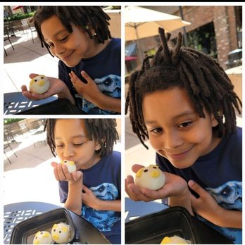 Bao Culture - My son adoring his piggy baos! - Asian Fusion Near Me - Riverside, California Bao Culture - My son adoring his piggy baos! - Asian Fusion Near Me - Riverside, California