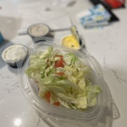 Dairy Queen - This is the saddest salad I've ever seen. Lol.