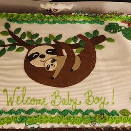 Sloth sheet cake Sloth sheet cake