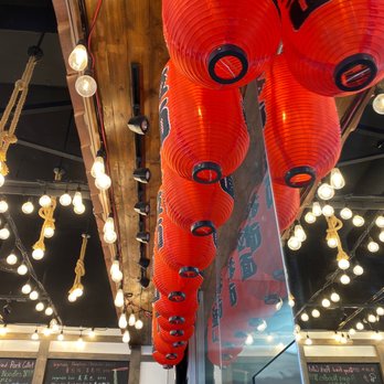 Noodles & Dumplings - red lanterns hanging from the ceiling - Noodles Near Me - El Paso, Texas Noodles & Dumplings - red lanterns hanging from the ceiling - Noodles Near Me - El Paso, Texas