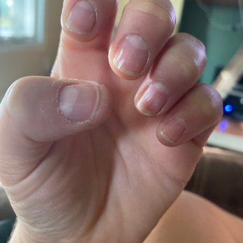 Deja Vu Nail Spa - By no means are my nails perfect but I could've done this myself at home rather than paying $15 for a 5 minute manicure. - Nail Salons Near Me - Sebastopol, California Deja Vu Nail Spa - By no means are my nails perfect but I could've done this myself at home rather than paying $15 for a 5 minute manicure. - Nail Salons Near Me - Sebastopol, California