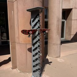 Hayden Library - Skateboard rack