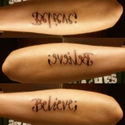 Believe in Kolor Tattooed For Life