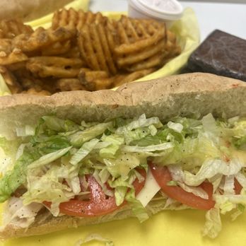 The Yeller Sub - Turkey sub & waffle fries - Sandwiches Near Me - Albuquerque, New Mexico The Yeller Sub - Turkey sub & waffle fries - Sandwiches Near Me - Albuquerque, New Mexico