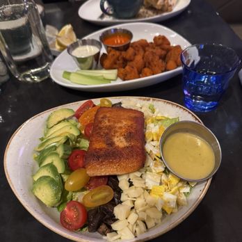 The Henry - Customized salad.  Cobb salad, beacon  mushroom, chicken  salad, hard boiled eggs  fried eggs. - American Near Me - Las Vegas, Nevada