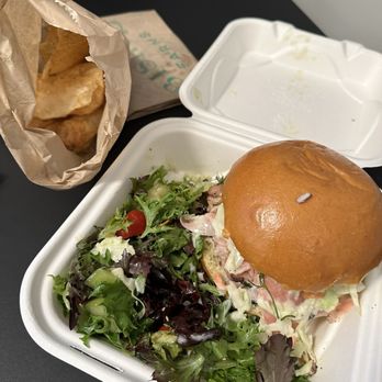 Bishop Farms - Tombo Tuna - Sandwich version. Comes with chips and cookie (4 stars) - New American Near Me - San Ramon, California Bishop Farms - Tombo Tuna - Sandwich version. Comes with chips and cookie (4 stars) - New American Near Me - San Ramon, California