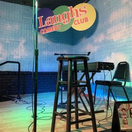Stage side seat in the club.