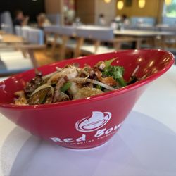 RedBowl - I have in my bowl  all. Delicious food