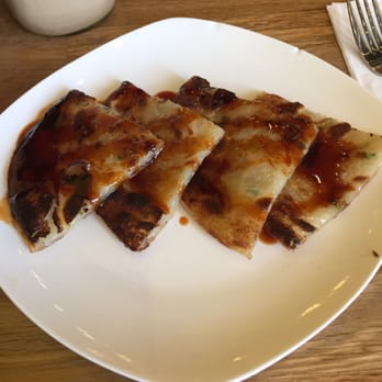Nos Thés - Scallion pancake - ask for the sauce on the side - Taiwanese Near Me - Montreal, Quebec Nos Thés - Scallion pancake - ask for the sauce on the side - Taiwanese Near Me - Montreal, Quebec
