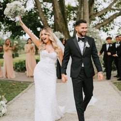 Lovely Bride - Nicole wearing our Made With Love 'Posie' gown