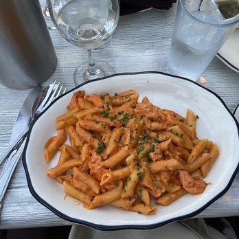 Monello - Vodka penne with salmon - Italian Near Me - San Diego, California Monello - Vodka penne with salmon - Italian Near Me - San Diego, California
