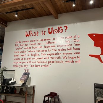 Uroko Poke - Inside - Japanese Near Me - Costa Mesa, California
