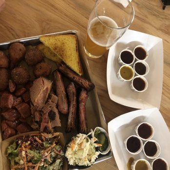 Trax BBQ - Ribs, brisket, sausage, broccoli salad, and hush puppies with a side of Texas toast ! - Barbeque Near Me - McCordsville, Indiana Trax BBQ - Ribs, brisket, sausage, broccoli salad, and hush puppies with a side of Texas toast ! - Barbeque Near Me - McCordsville, Indiana