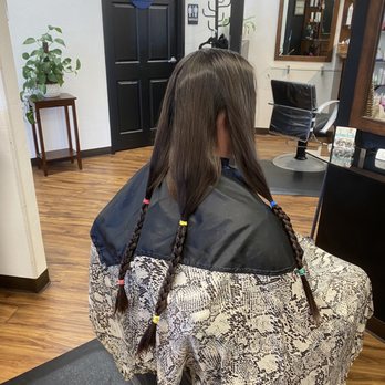Salon Jag - Hair getting ready to be donated. - Hair Salons Near Me - La Mesa, California