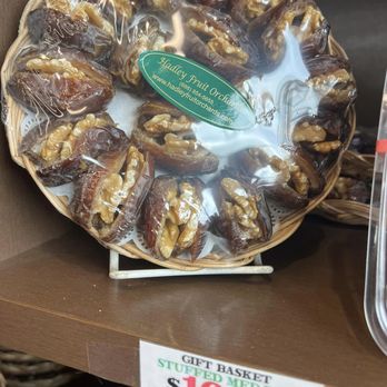 Hadley Fruit Orchards - HUGE dates stuffed with HUGE walnuts! - Fruits & Veggies Near Me - Cabazon, California