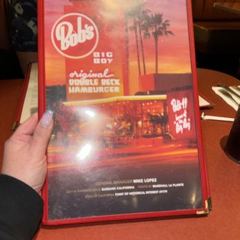 Bob’s Big Boy - Menu cover - American Near Me - Burbank, California Bob’s Big Boy - Menu cover - American Near Me - Burbank, California