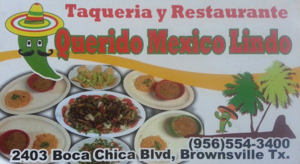 Querido Mexico Lindo 2403 Boca Chica Blvd Brownsville Tx Restaurants - Mapquest