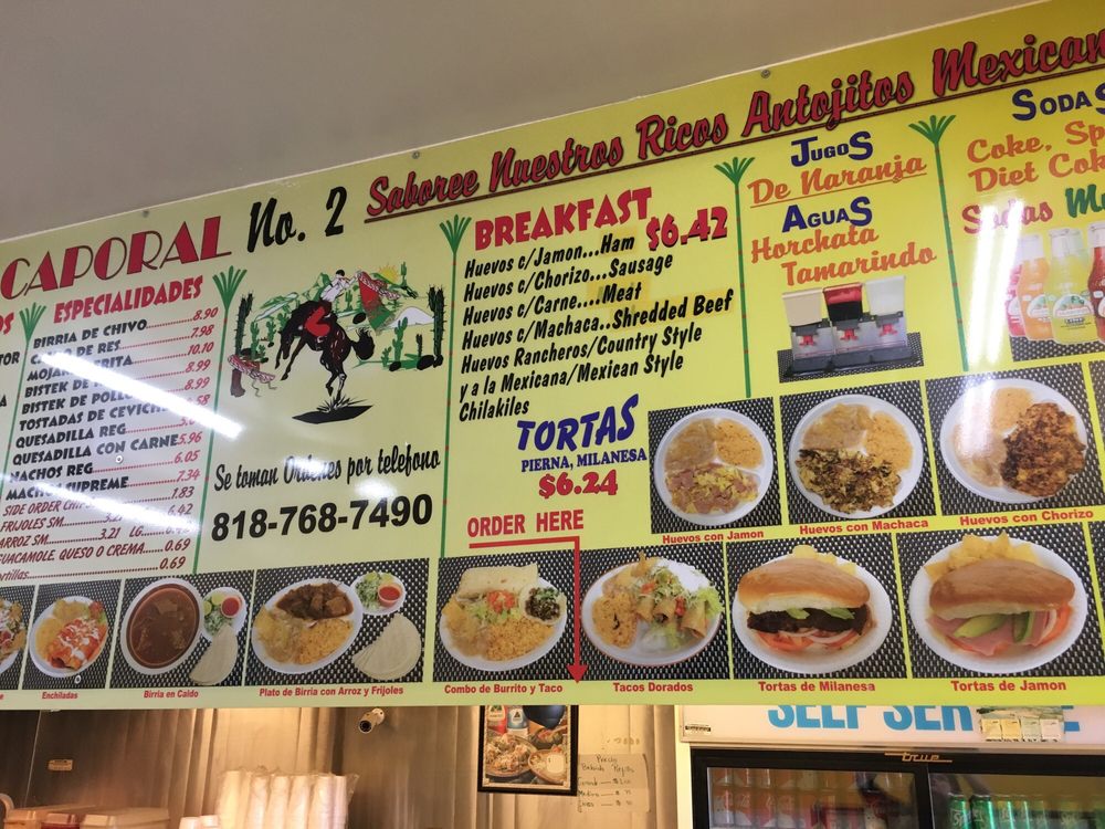 EL CAPORAL NO 2 Updated September 2024 21 Photos & 32 Reviews 8041 Vineland Ave, Sun