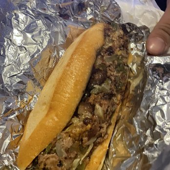 Sid's Gourmet - Sid's Cheesesteak(brisket) 11.50$ with 6oz side not pictured. - Food Trucks Near Me - Medford, Oregon Sid's Gourmet - Sid's Cheesesteak(brisket) 11.50$ with 6oz side not pictured. - Food Trucks Near Me - Medford, Oregon