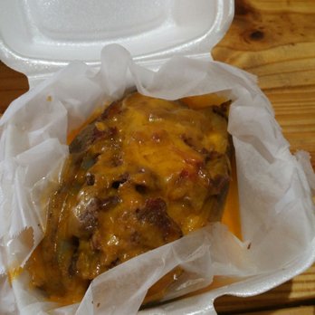 Smokin Pig - The stuffed baked potato with brisket. Yum yum yum - Barbeque Near Me - Midway, Georgia Smokin Pig - The stuffed baked potato with brisket. Yum yum yum - Barbeque Near Me - Midway, Georgia