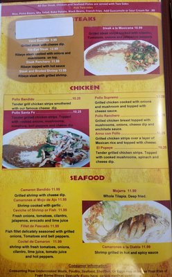 Menu photo 4 Agave Mexican Bar & Grill Wendell, NC