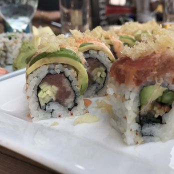 Yanako - Seven seas and one with eel and spicy tuna. Sorry - Japanese Near Me - Philadelphia, Pennsylvania