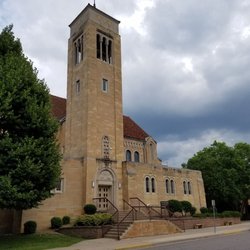 Holy Spirit Catholic Church - Side of church with bell tower ...