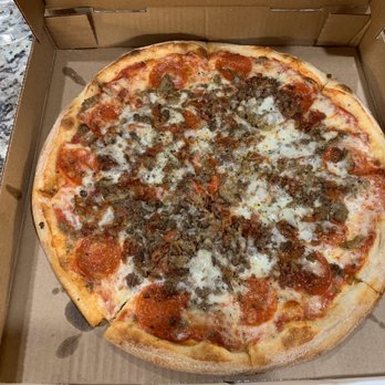 Carini's Pizzeria - Meat lovers medium pizza - Pizza Near Me - Nokesville, Virginia