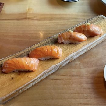 Lucky Robot Restaurant - Sake nigiri and sake toro nigiri - Sushi Bars Near Me - Austin, Texas Lucky Robot Restaurant - Sake nigiri and sake toro nigiri - Sushi Bars Near Me - Austin, Texas