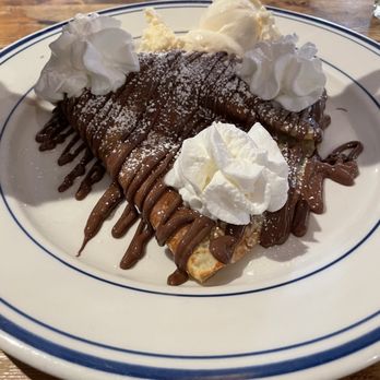 The Grand - Strawberry Nutella Crepe a la Mode - American Near Me - Astoria, New York The Grand - Strawberry Nutella Crepe a la Mode - American Near Me - Astoria, New York