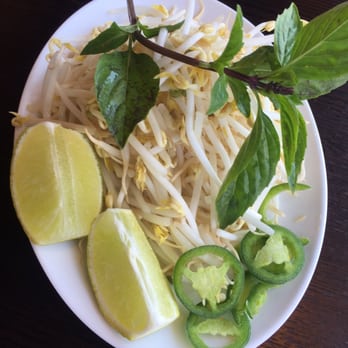 Simply Pho - Sprouts, basil, jalapeño, lemon.. - Vietnamese Near Me - Lake Forest, California