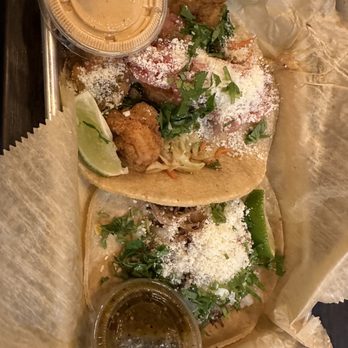 Torchy's Tacos - Baja Shrimp Taco and Pork Chile Taco - Tacos Near Me - Columbus, Ohio