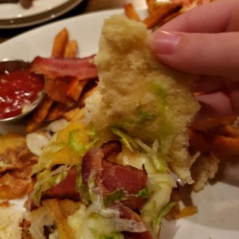 Burtons Grill & Bar - Maxx Burger with forgotten ingredients. - New American Near Me - Nashua, New Hampshire