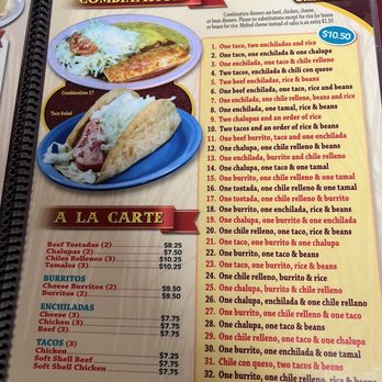 Cazadores Mexican Restaurant - Menu - June 2022 - Mexican Near Me - Marietta, Georgia