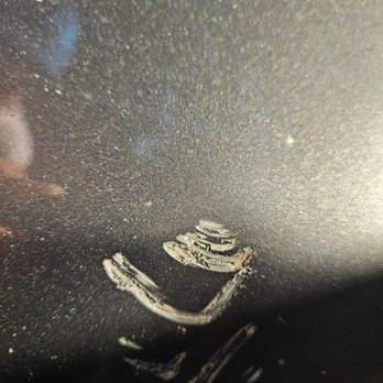 Southside Towing - Front bumper, completely scraped and metal to metal contact damage from front dolly/go-jack. - Towing Near Me - Orange, California Southside Towing - Front bumper, completely scraped and metal to metal contact damage from front dolly/go-jack. - Towing Near Me - Orange, California