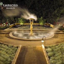 Garden View Landscape and Pools - Statuary fountain and pond in La Canada Flintridge