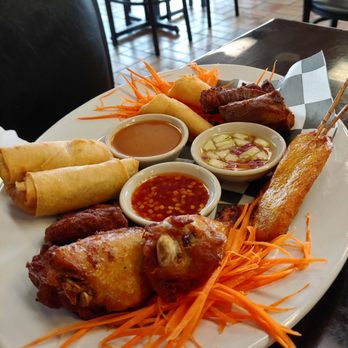 Yum Thai - Sampler Appetizer - Thai Near Me - Fort Wayne, Indiana Yum Thai - Sampler Appetizer - Thai Near Me - Fort Wayne, Indiana