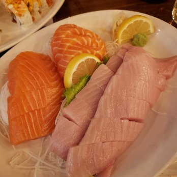 Sushi California - the toro sashimi (right) was ~ $18... amazing value for the quantity & quality! - Japanese Near Me - Vancouver, British Columbia Sushi California - the toro sashimi (right) was ~ $18... amazing value for the quantity & quality! - Japanese Near Me - Vancouver, British Columbia