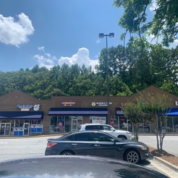 In the strip mall, next to Ichiban Buffet In the strip mall, next to Ichiban Buffet