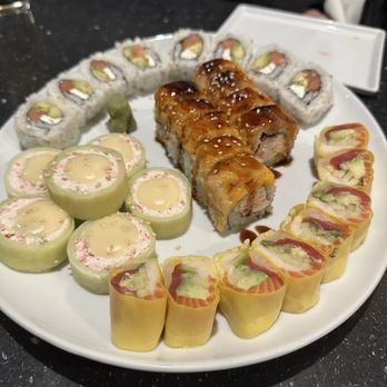 Sushi RoxX - Cucumber Wrap Philly Roll Ricky Roll Sashimi Roll - Japanese Near Me - Broussard, Louisiana Sushi RoxX - Cucumber Wrap Philly Roll Ricky Roll Sashimi Roll - Japanese Near Me - Broussard, Louisiana